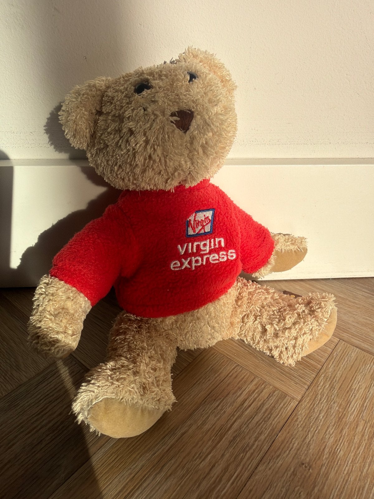 Zeldzame Virgin Express Teddybeer - Posh Paws - Memorabilia, Ophalen of Verzenden, Zo goed als nieuw, Overige typen