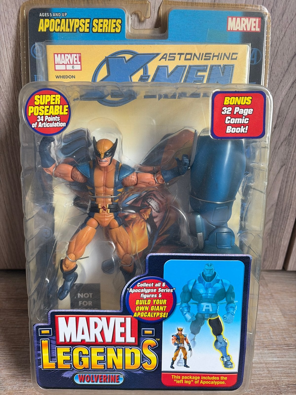 Marvel Legends Wolverine Apocalypse Series Actiefiguur, Verzenden, Nieuw