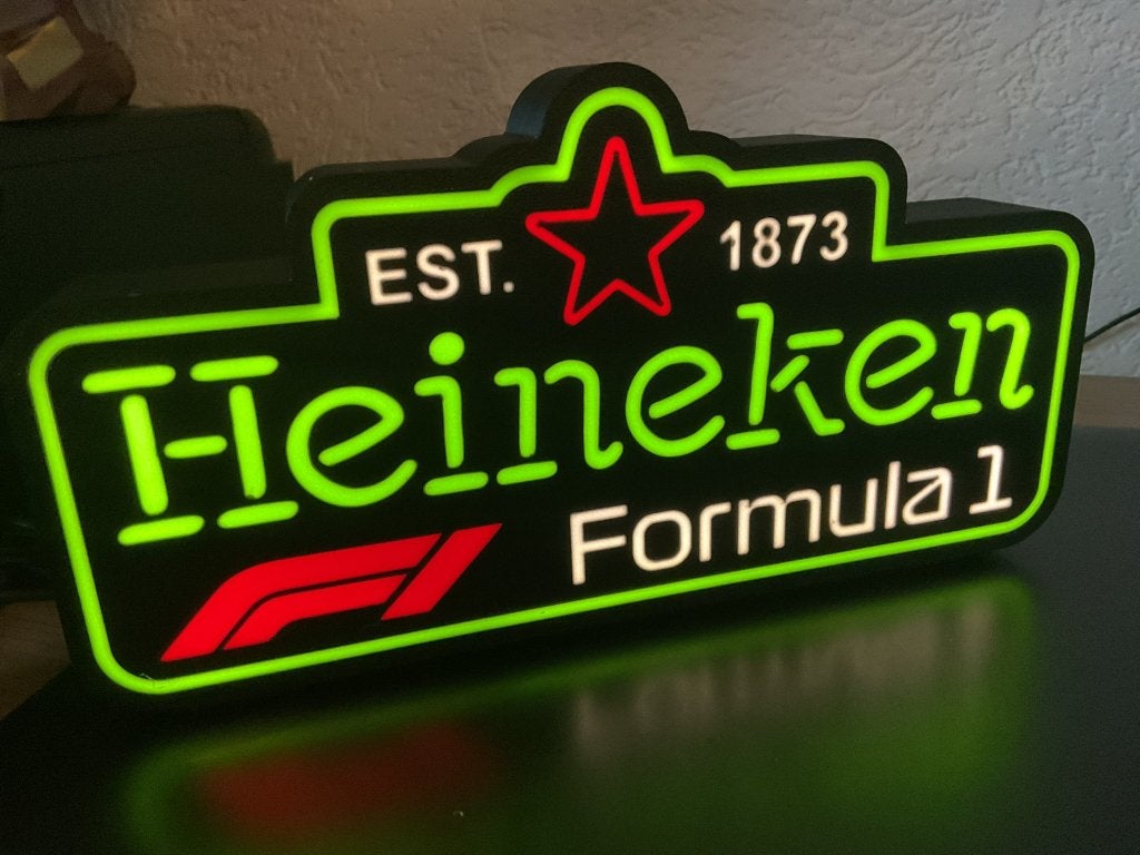 Heineken F1 lamp, Ophalen of Verzenden, Nieuw, Lichtbak of (neon) lamp