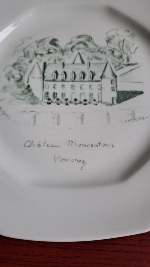 Bord Vouvray  Chateau Moncontour, Antiek en Kunst, Ophalen of Verzenden