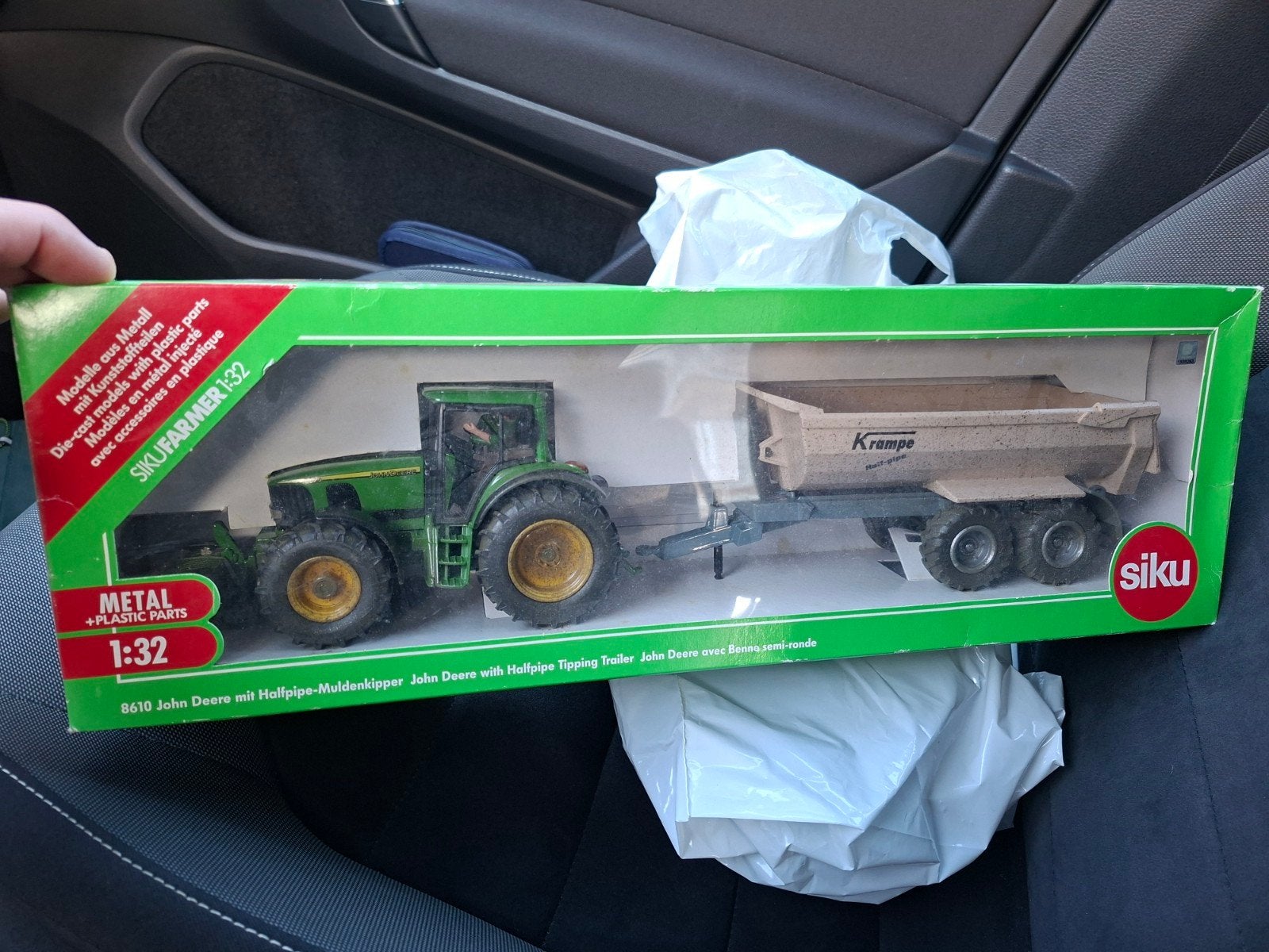 Siku set 8610, John deere 6820 met Krampe kieper, Ophalen of Verzenden, Nieuw, Tractor of Landbouw, SIKU
