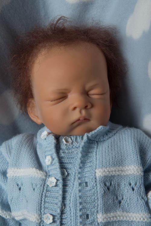 Reborn Tyler., Verzamelen, Poppen, Zo goed als nieuw, Babypop, Levensecht of Reborn, Ophalen of Verzenden
