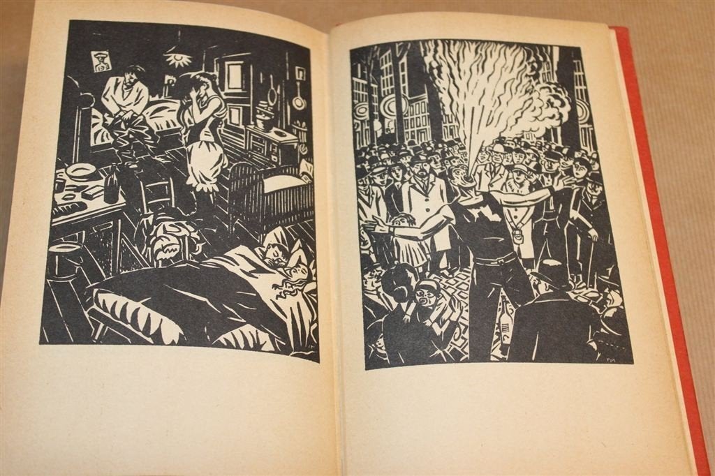 De Tweede Grote Vier — Houtsneden Masereel [1963], Ophalen of Verzenden, Gelezen