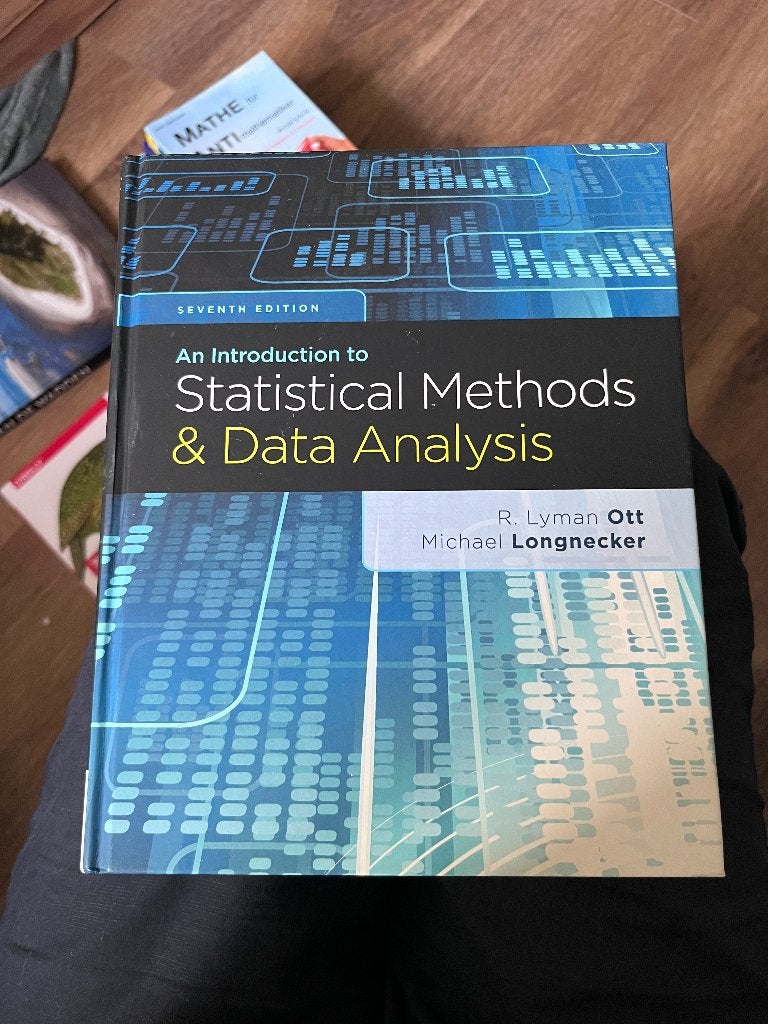 An introduction to Statistical methods & data analysis, Ophalen of Verzenden, WO, Zo goed als nieuw, Beta