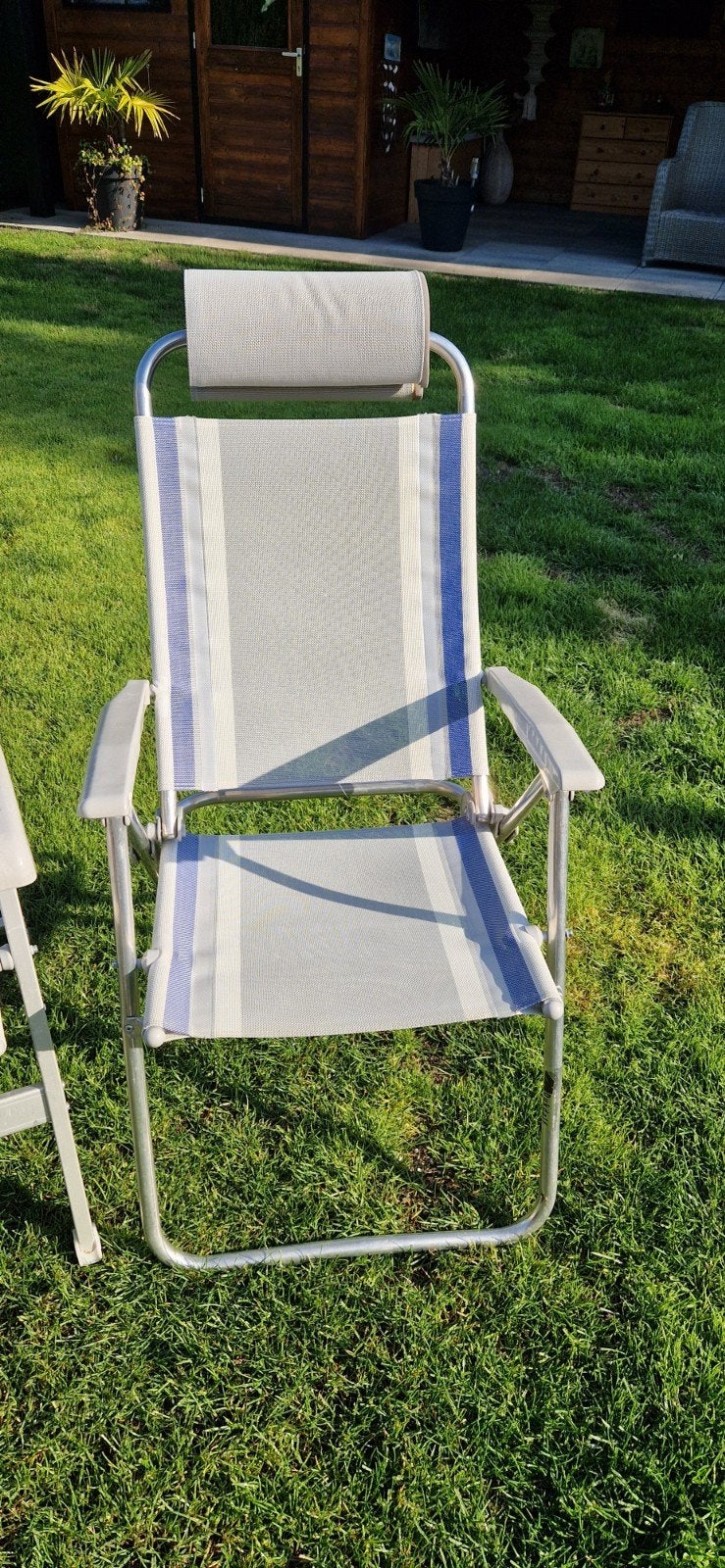 Dukdalf campingstoelen- Comfortabel en verstelbaar, Ophalen, Zo goed als nieuw, Aluminium, Verstelbaar