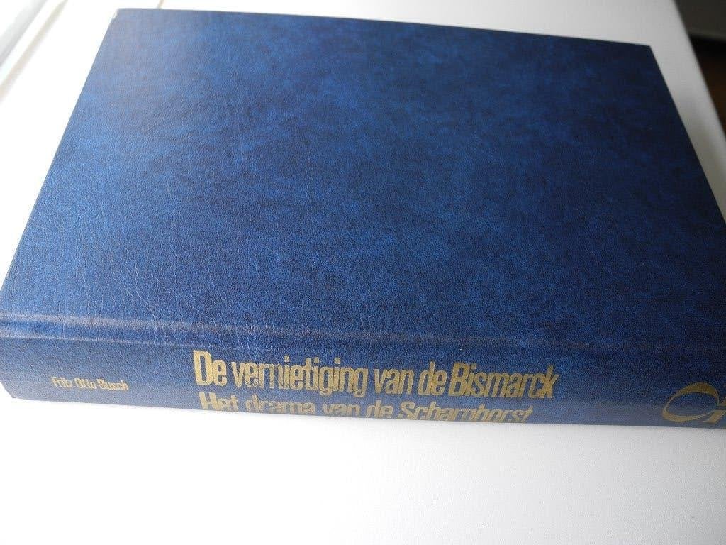De vernietiging v.d. Bismarck - Het drama v.d. Scharnhorst., Boeken, Oorlog en Militair, Gelezen, Algemeen, Tweede Wereldoorlog
