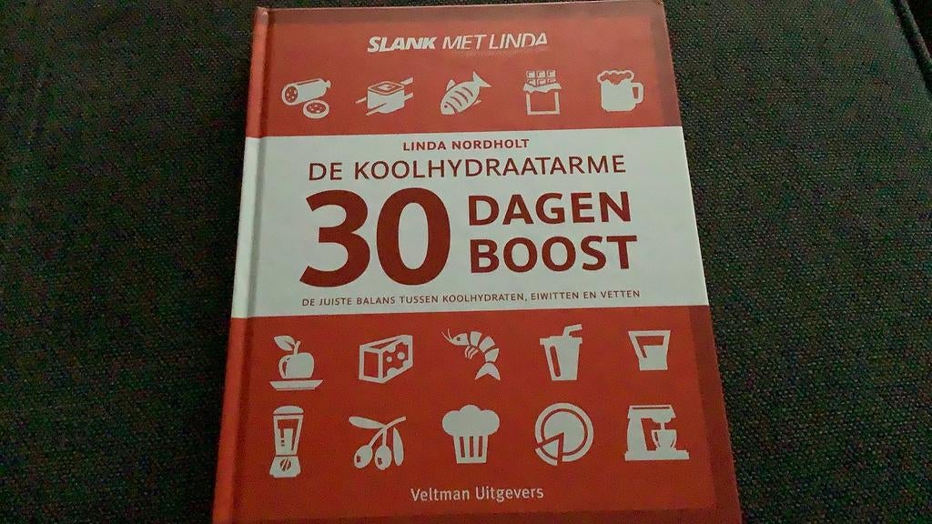 Linda Nordholt - De koolhydraatarme 30 dagen boost, Ophalen of Verzenden, Zo goed als nieuw, Linda Nordholt