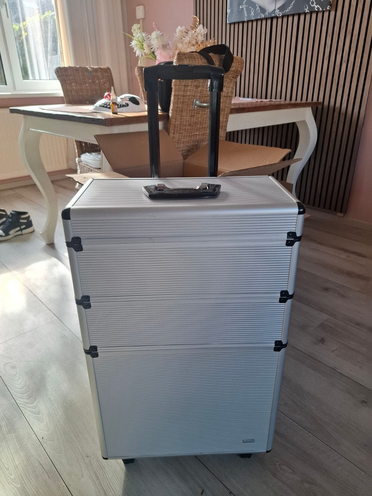 kapper/visagie koffer zgan, Ophalen, Zo goed als nieuw, Hard kunststof
