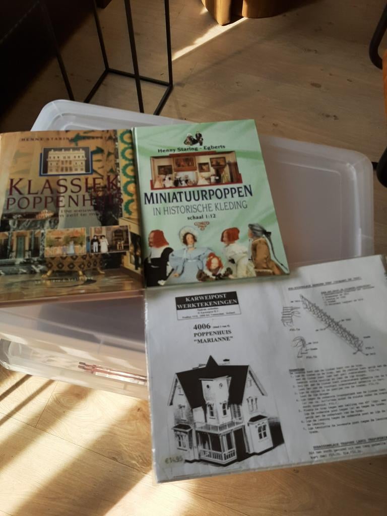 Poppenhuis boeken plus om zelf Poppenhuis te maken, Ophalen