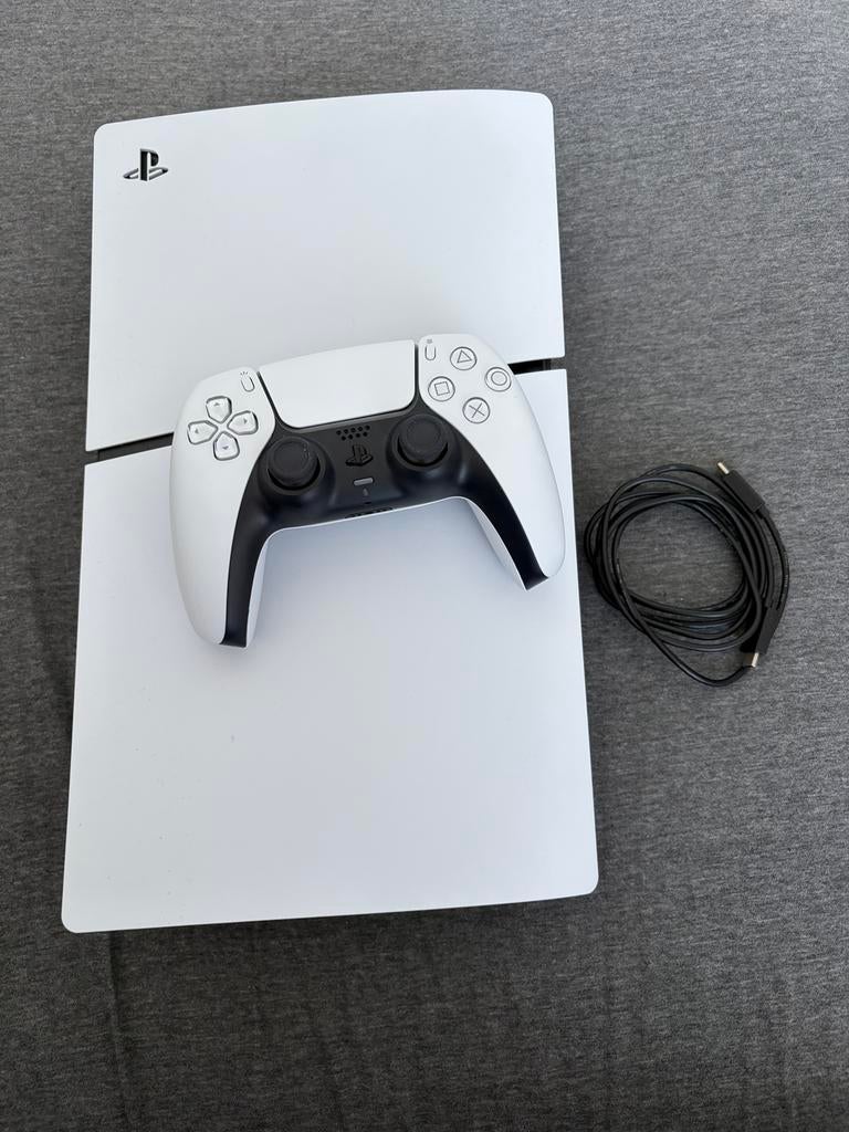 Playstation 5 Disc Editie met Controller en Kabels, Ophalen of Verzenden, Zo goed als nieuw, Playstation 5