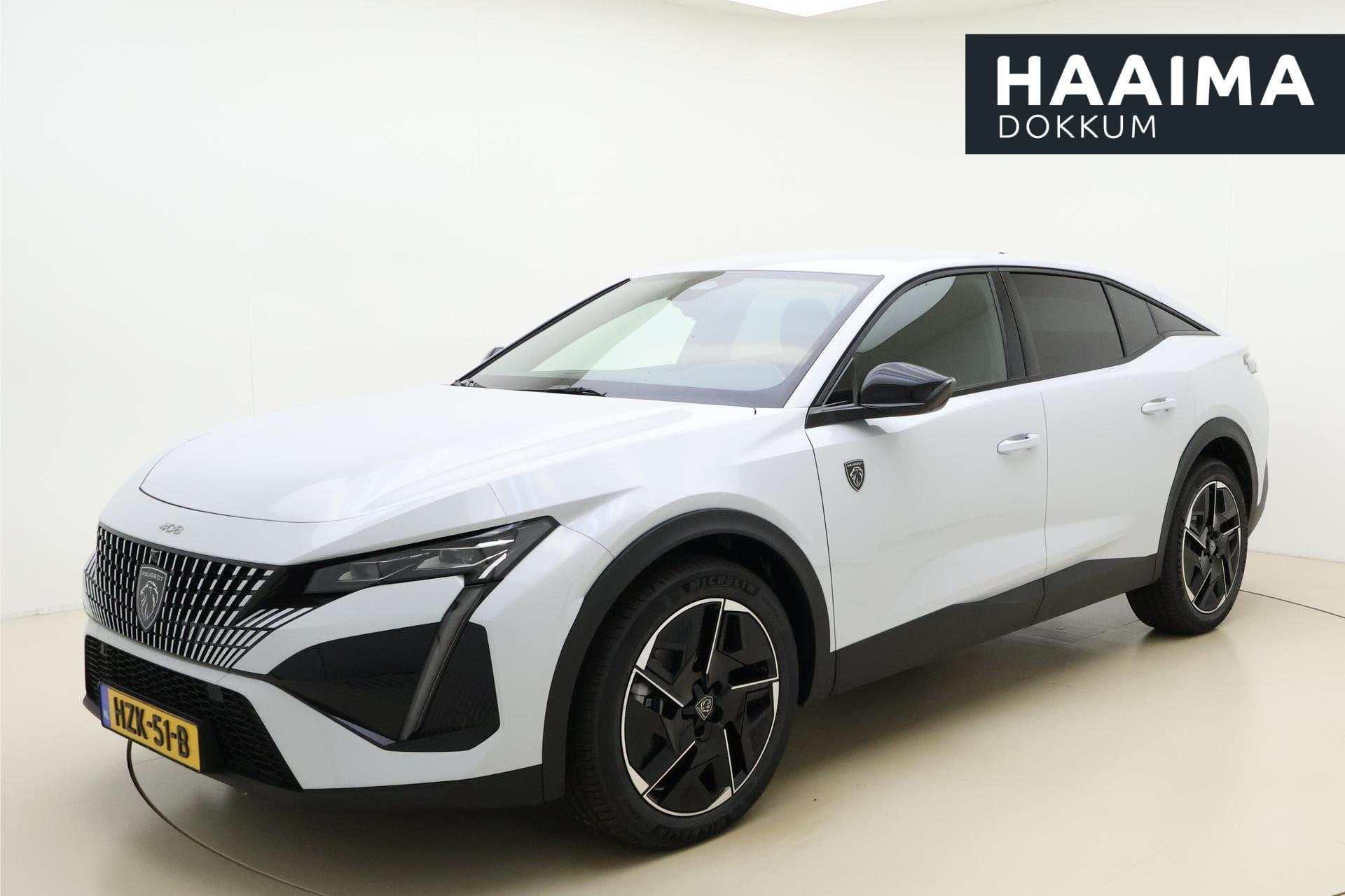 Peugeot e-408 GT Avantage 58 kWh | WLTP 453Km | Elektrische, 453 km, 213 pk, Wit, Nieuw