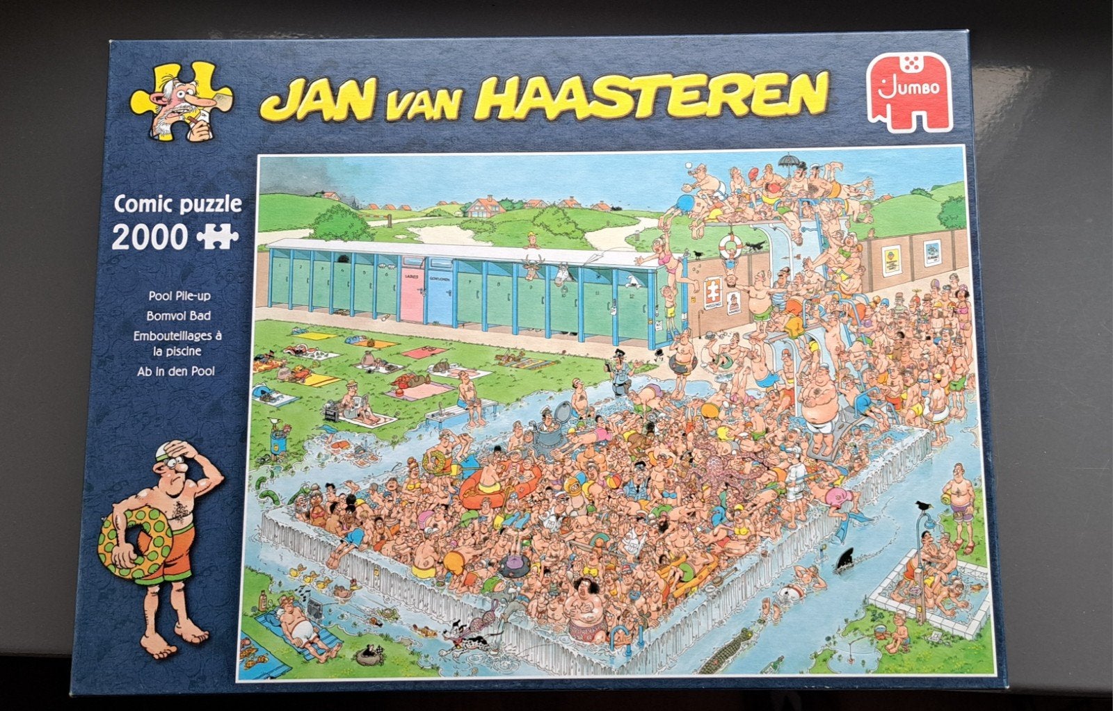 Jan van Haasteren Bomvol bad, Ophalen of Verzenden, 500 t/m 1500 stukjes, Zo goed als nieuw