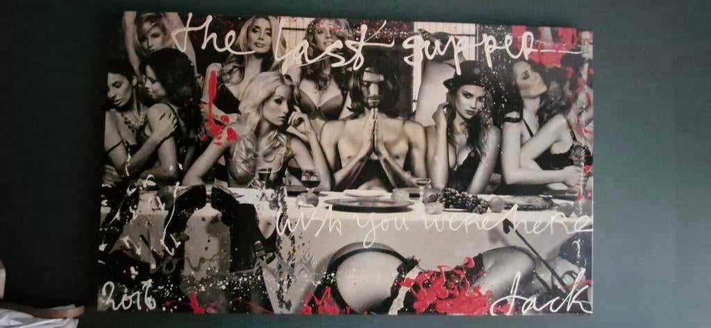 JACK LIEMBURG Schilderij The Last Supper', Ophalen of Verzenden