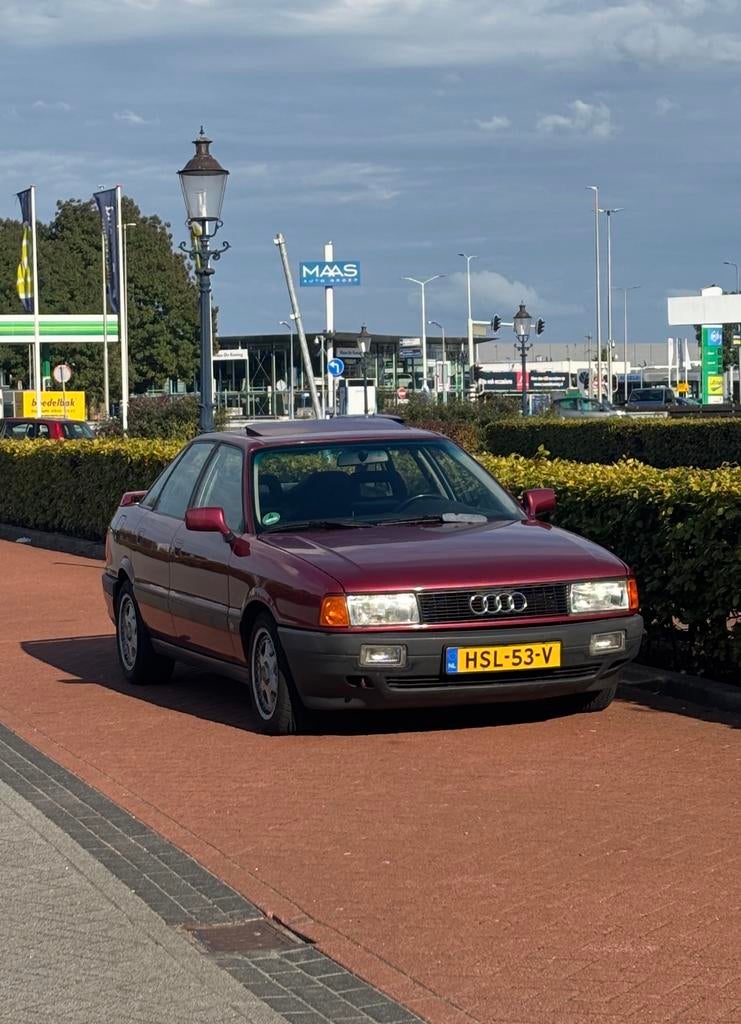 Audi 80 2.0E Sport Edition Kamei, Auto's, 980 kg, Zwart, 1984 cc, 10 km/l