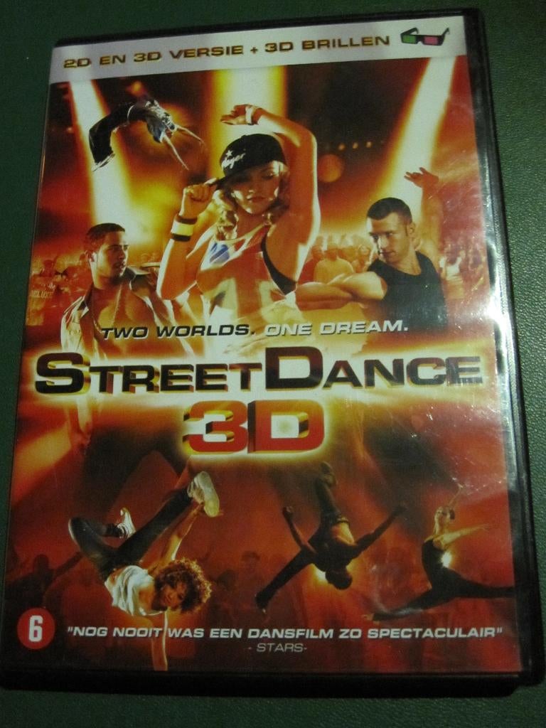StreetDance 3D (2010) met 2x 3D-bril, Alle leeftijden, Ophalen of Verzenden, Zo goed als nieuw
