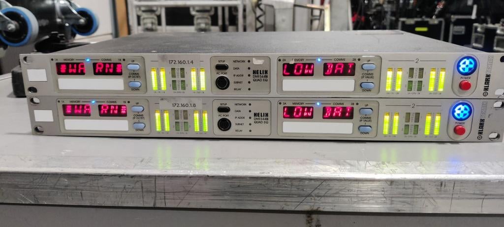 2x Klark Teknik DN9344E Helix Quad EQ, Ophalen, Gebruikt, Equalizer