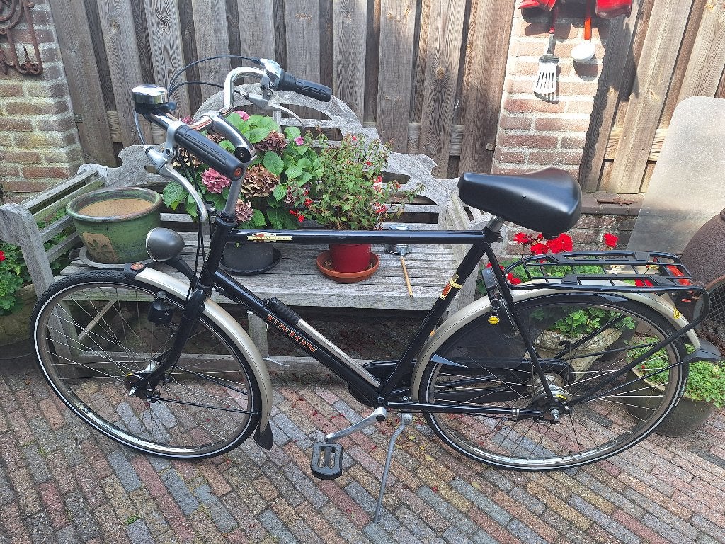 UNION herenfiets framehoogte 61cm, Gebruikt, Versnellingen, 57 tot 61 cm, Trommelrem