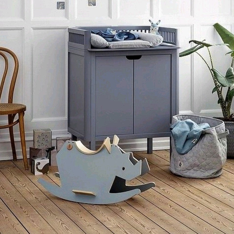 Sebra Rock Rhino Deens design hobbeldier, Ophalen, Gebruikt
