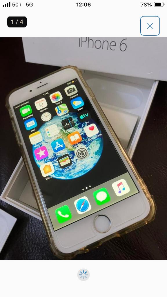 Iphone 6 (16gb), Telecommunicatie, Mobiele telefoons | Apple iPhone, Ophalen, 16 GB, Wit, Zo goed als nieuw