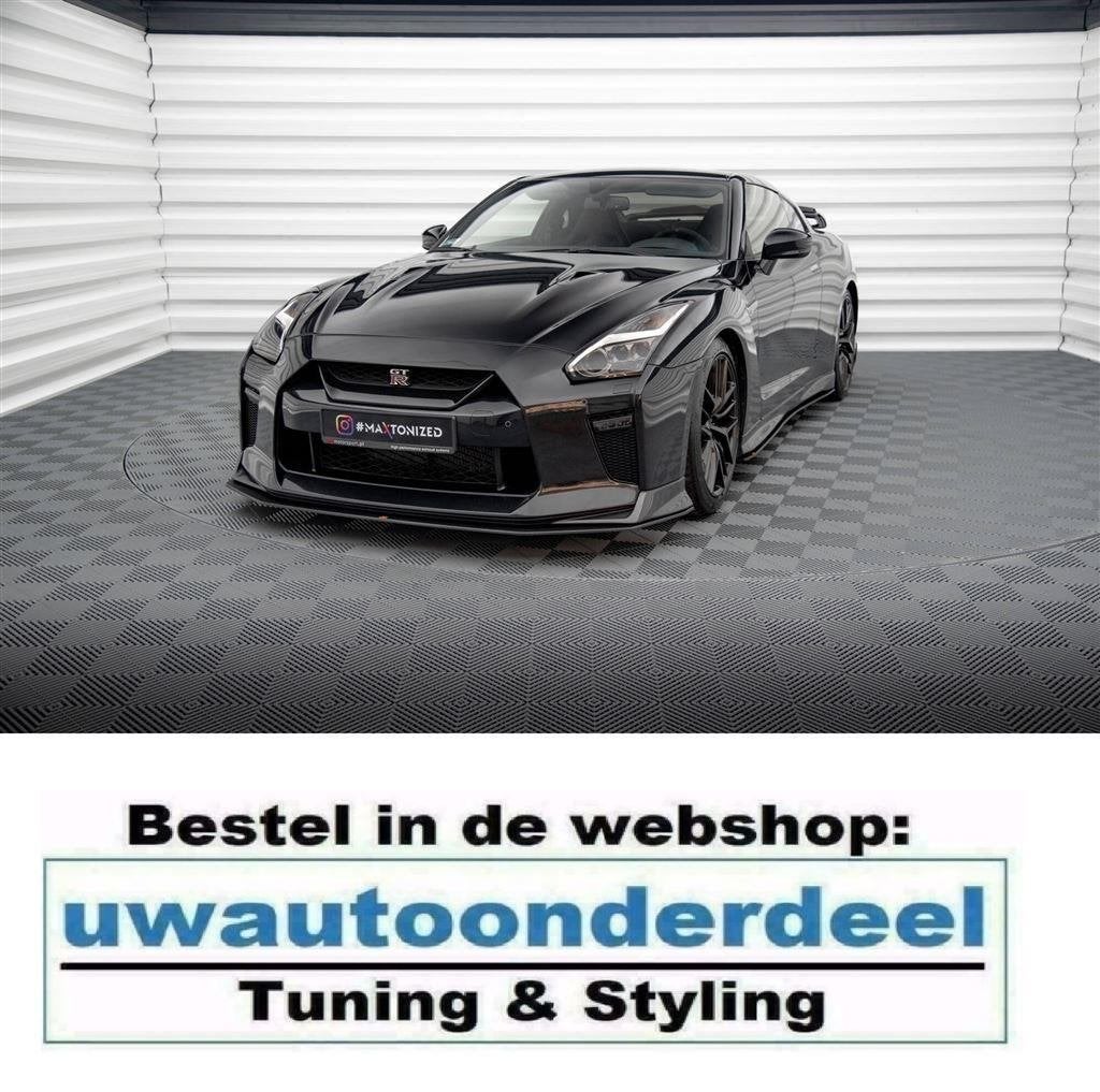 Maxton Design Nissan GTR R35 Face Spoiler Splitter Lip, Verzenden, Automotive Parts, A.parts@hotmail.nl, Trasmolenlaan 12 3447 GZ Woerden