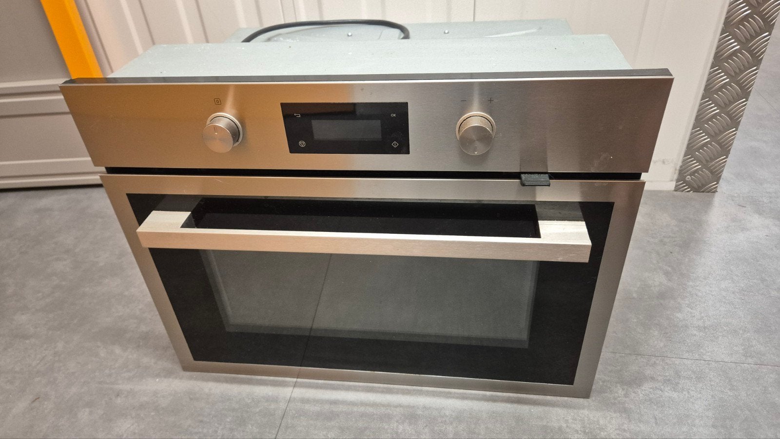 Inbouw combimagnetron RVS - Whirlpool - IKEA ANRÄTTA, Witgoed en Apparatuur, Magnetrons, Ophalen, Combimagnetron, Zo goed als nieuw