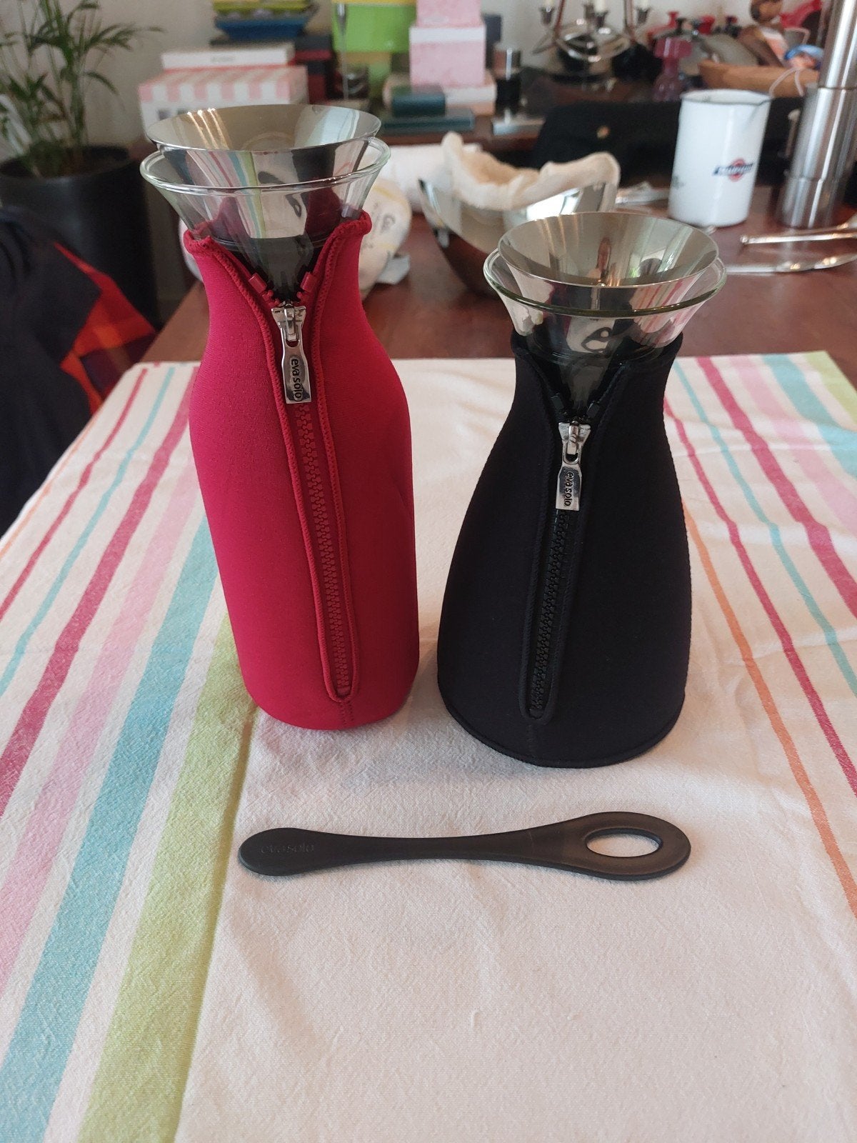 Eva Solo koffiemaker en waterkan, Ophalen of Verzenden, Meerkleurig, Overige merken, Glas