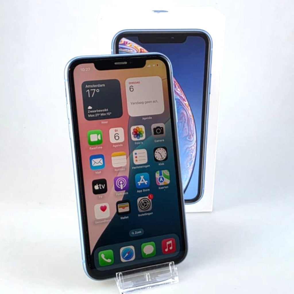 1x iPhone XR 64GB Blauw Max IOS 18.7, Telecommunicatie, Apple, Zo goed als nieuw, Support@apple.com, One Apple Park Way
Cupertino, CA 95014
United States