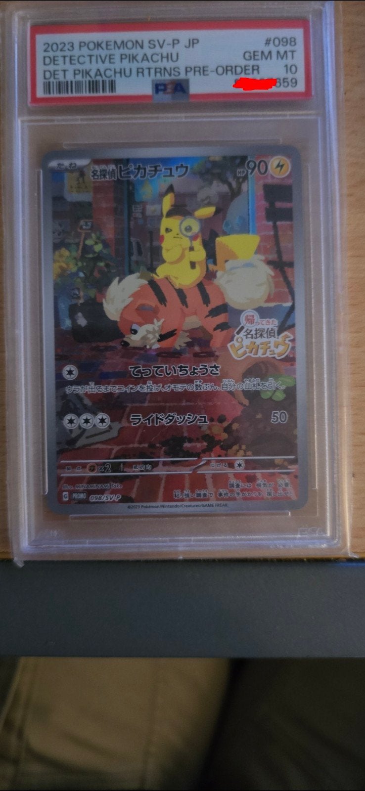 Detective pikachu promo PSA10 GM MT, Hobby en Vrije tijd, Verzamelkaartspellen | Pokémon, Ophalen of Verzenden, Zo goed als nieuw