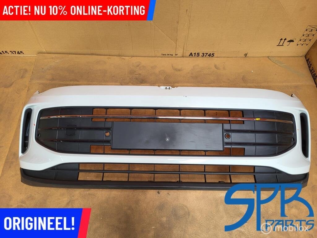 Vw TIGUAN 571 CT1 LIFE LC9A VOORBUMPER PURE WHITE BUMPER C9A, VOLKSWAGEN, Volkswagen, Nieuw, Ophalen of Verzenden
