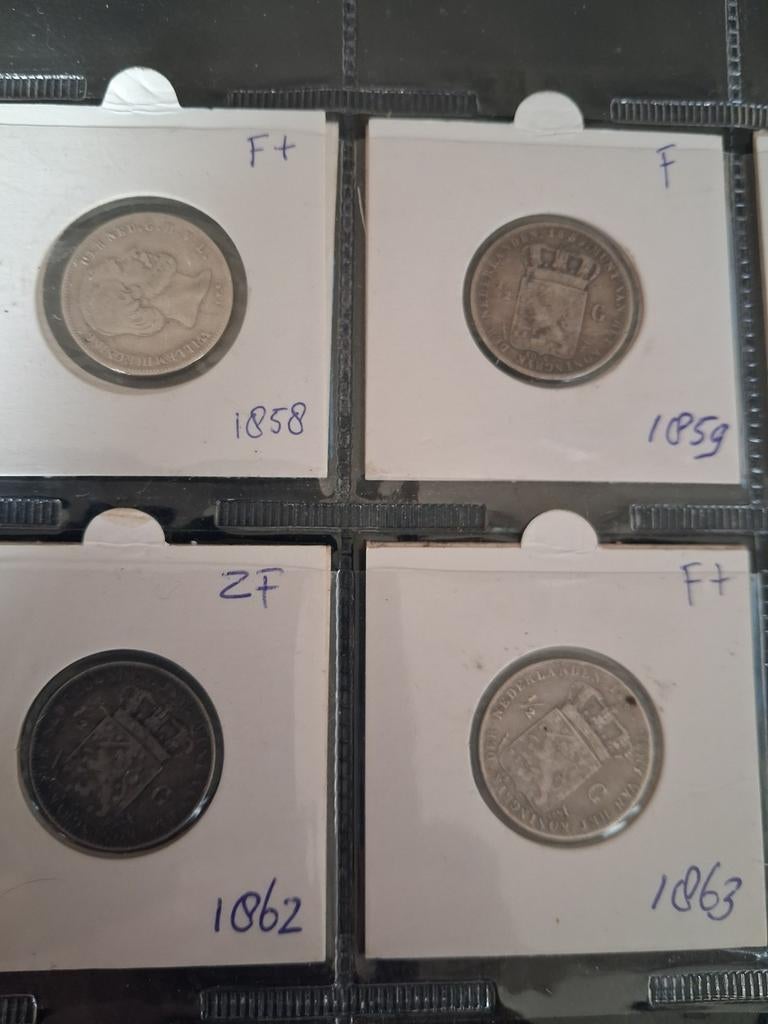 Serie halve guldens Willem III, Ophalen of Verzenden, Overige landen, Overige waardes