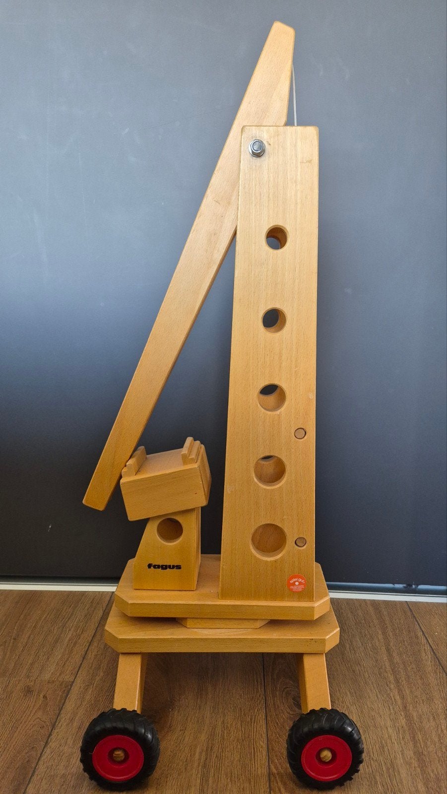 Houten Hijskraan, Ophalen, Gebruikt