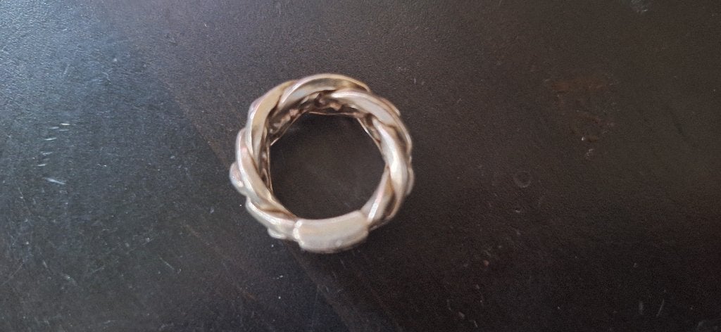 Buddha to buddha ring, Ophalen of Verzenden, Dame of Heer, Zilver, Zilver