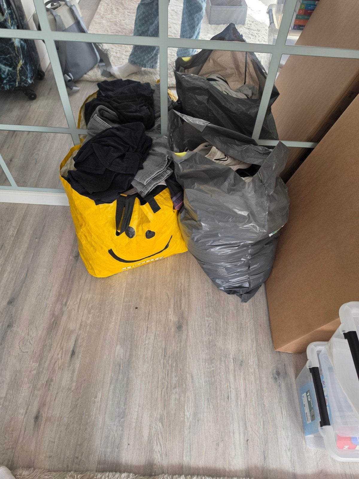 gratis 2 zakken met kleding!, Ophalen, Wit, Nike, Sneakers of Gympen