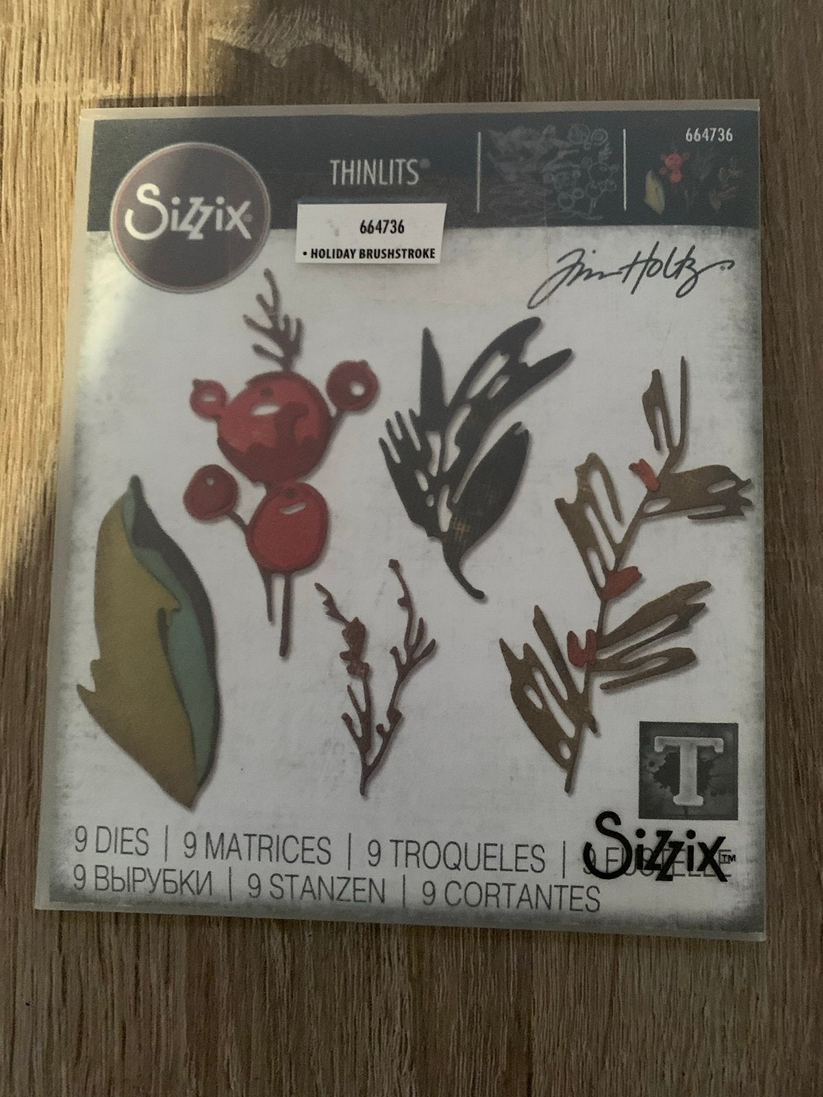 Tim Holtz Sizzix Thinlits Stansmallen Kerst, Geschikt voor snijden, Verzenden, Gereedschap of Toebehoren, Meerkleurig