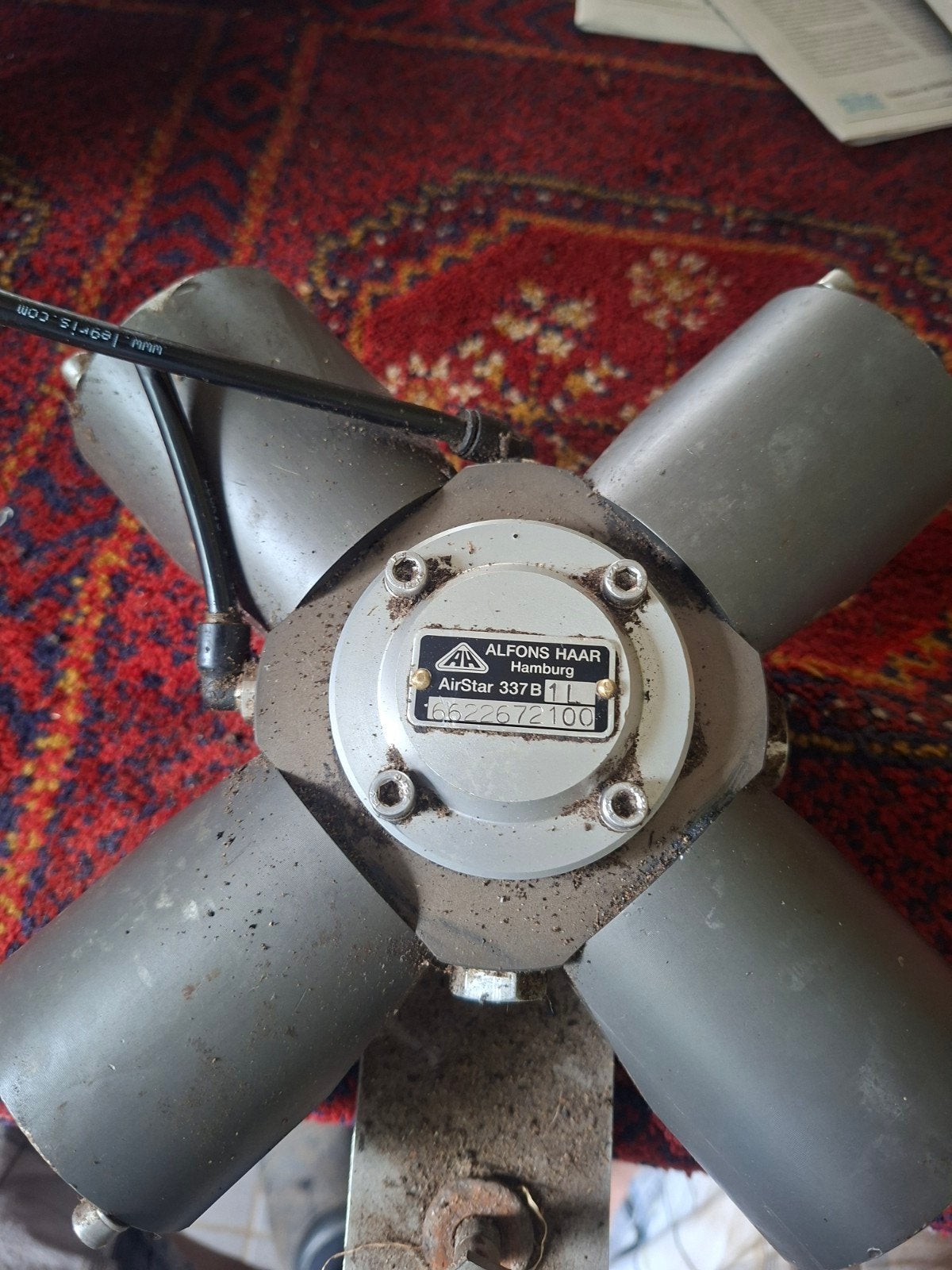 Alfons Haar AirStar 337B Luchtmotor voor slanghaspels, Ophalen of Verzenden