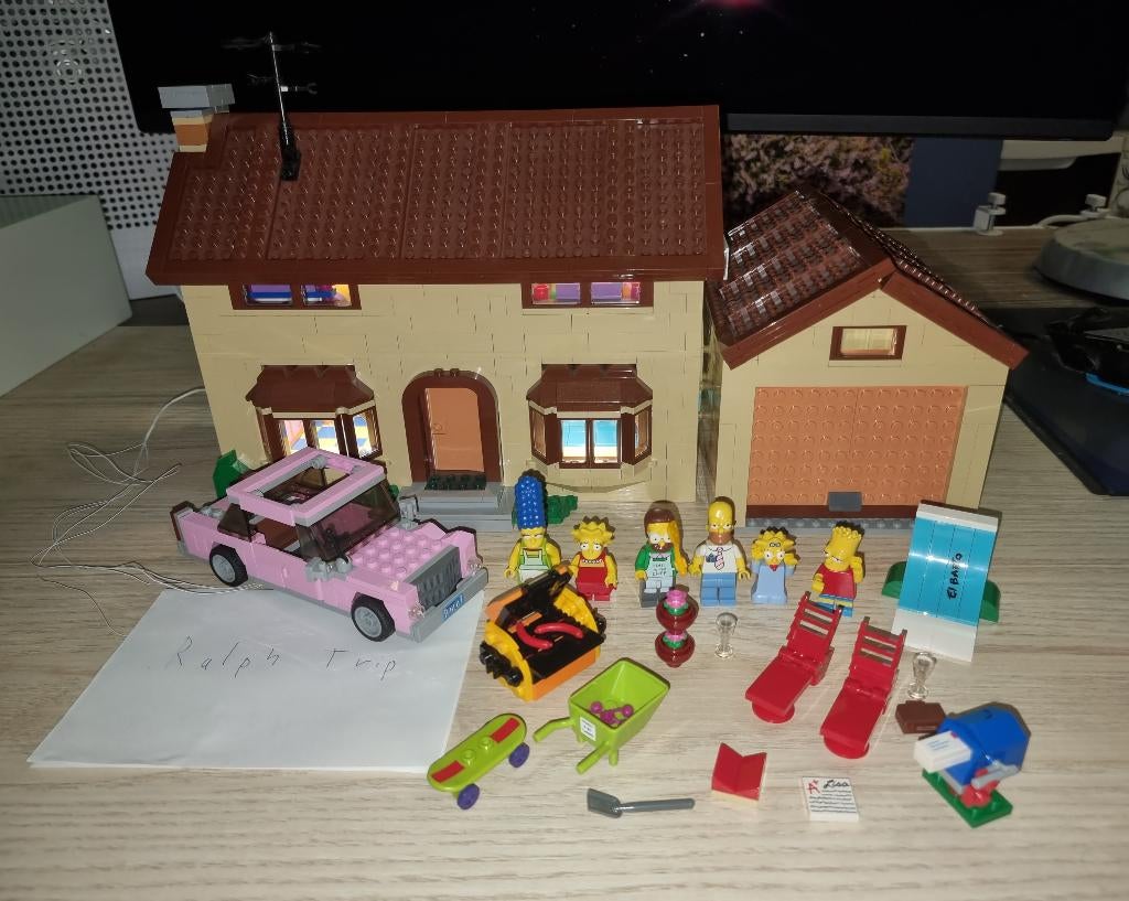 Lego 71006 - Simpsons House, Kinderen en Baby's, Speelgoed | Duplo en Lego, Overige thema's, Lego, Ophalen of Verzenden, Zo goed als nieuw
