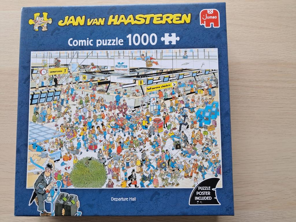 PUZZEL JAN VAN HAASTEREN ( Departure Hall ).
O, Ophalen, 500 t/m 1500 stukjes, Zo goed als nieuw