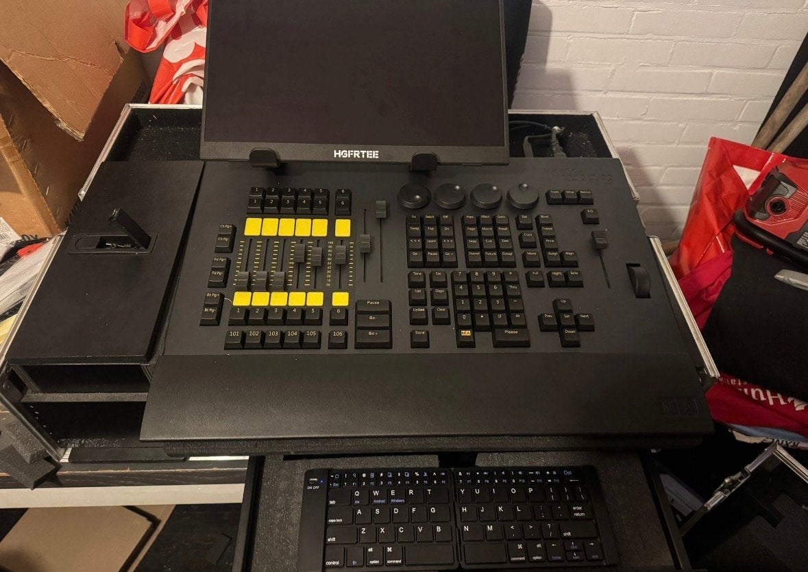 Flightcase voor lichttafel, Ophalen, Gebruikt