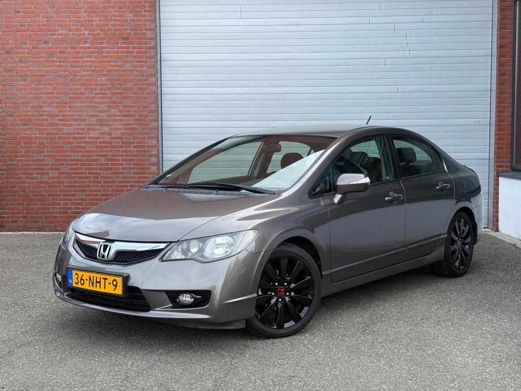 Honda Civic 1.3 Hybrid Elegance| AIRCO| NAP| AUTOMAAT, Auto's, Honda, Euro 5, Zwart, Alcantara, Origineel Nederlands