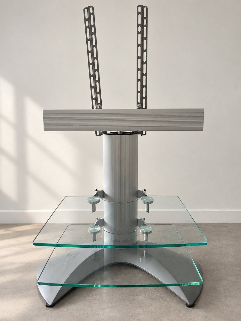 Vogel’s EFF 1140 S tv-standaard met twee glazen plateaus, Audio, Tv en Foto, Ophalen, Gebruikt
