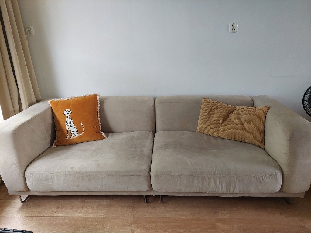 Tylosand bank sofa 3 zits en hocker gratis, Huis en Inrichting, Banken | Bankstellen, Ophalen, Gebruikt, 75 tot 100 cm, 200 tot 250 cm