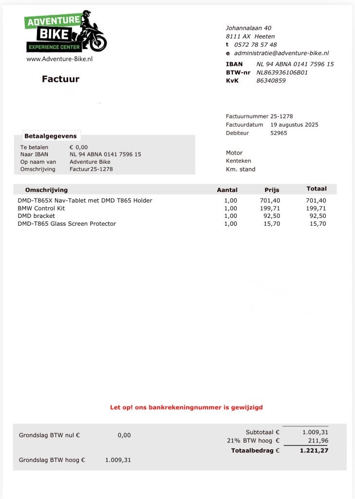 DMD 2 T865X, Ophalen of Verzenden, Zo goed als nieuw