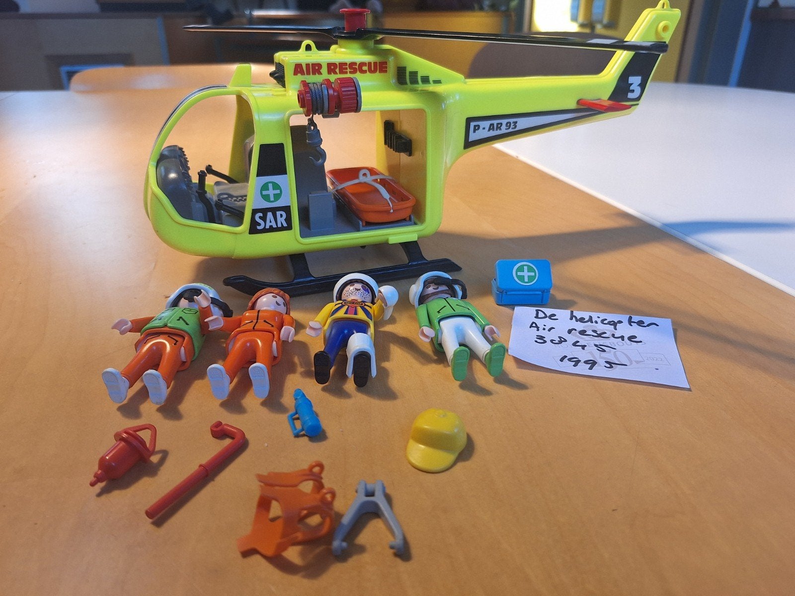 Playmobil De helikopter air rescue - 3845, Kinderen en Baby's, Gebruikt, Complete set, Voertuig, Ophalen of Verzenden