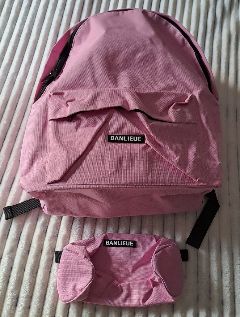 Roze Banlieue Rugtas Nieuw, Ophalen, Nieuw, Overige merken, 30 tot 45 cm