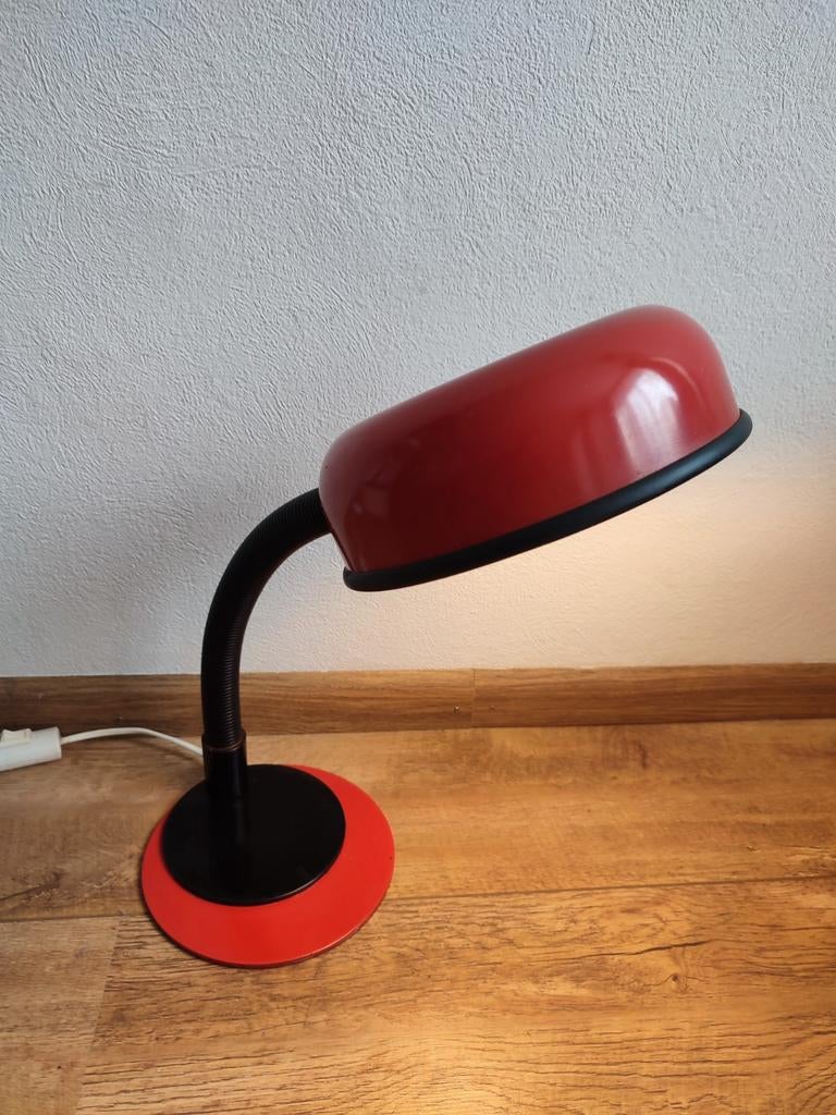 Vintage Italiaanse lamp rood Vintage, Ophalen of Verzenden