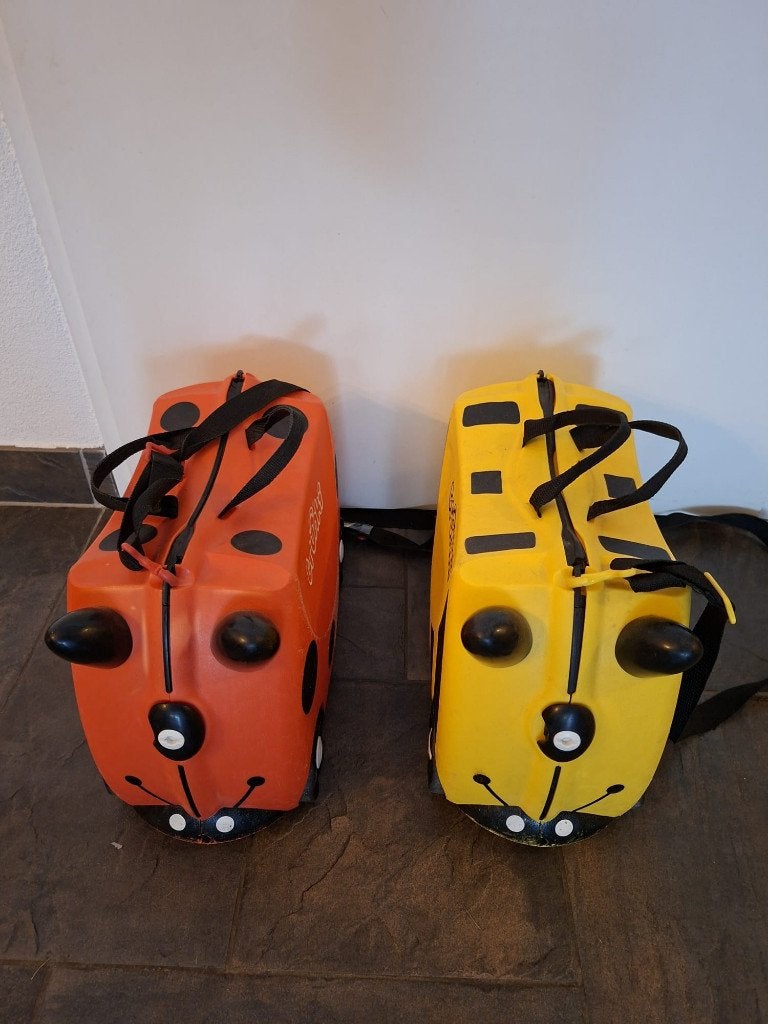 Trunki Kinderkoffers 2 stuks, Gebruikt, Hard kunststof, Minder dan 50 cm, Minder dan 35 cm