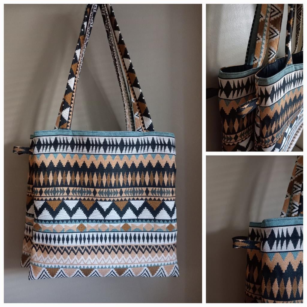 Stoffen tassen, Sieraden, Tassen en Uiterlijk, Tassen | Damestassen, Ophalen, Nieuw, Shopper