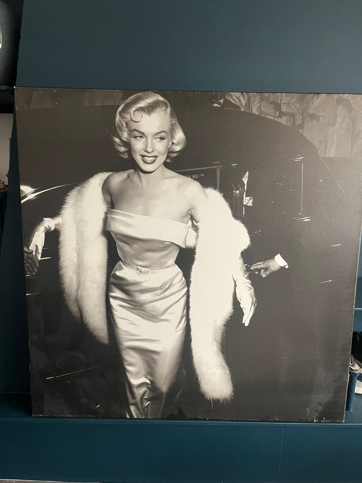Groot canvas Marilyn Monroe 100x100 cm, Ophalen, Foto