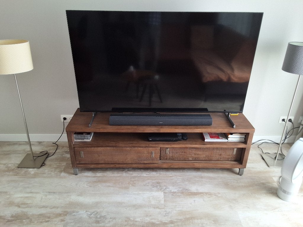 Tv meubel, Ophalen, Gebruikt, 150 tot 200 cm, Minder dan 100 cm