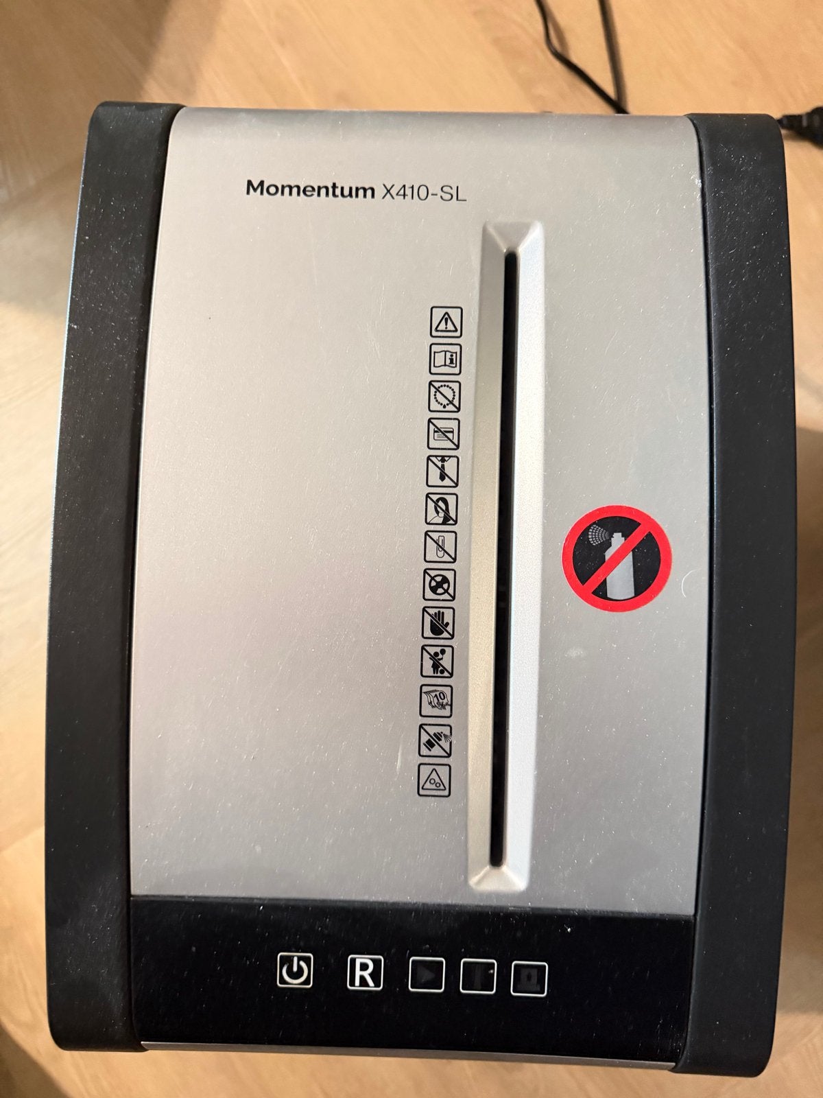 Rexel Momentum X410-SL papierversnipperaar, Ophalen, Gebruikt